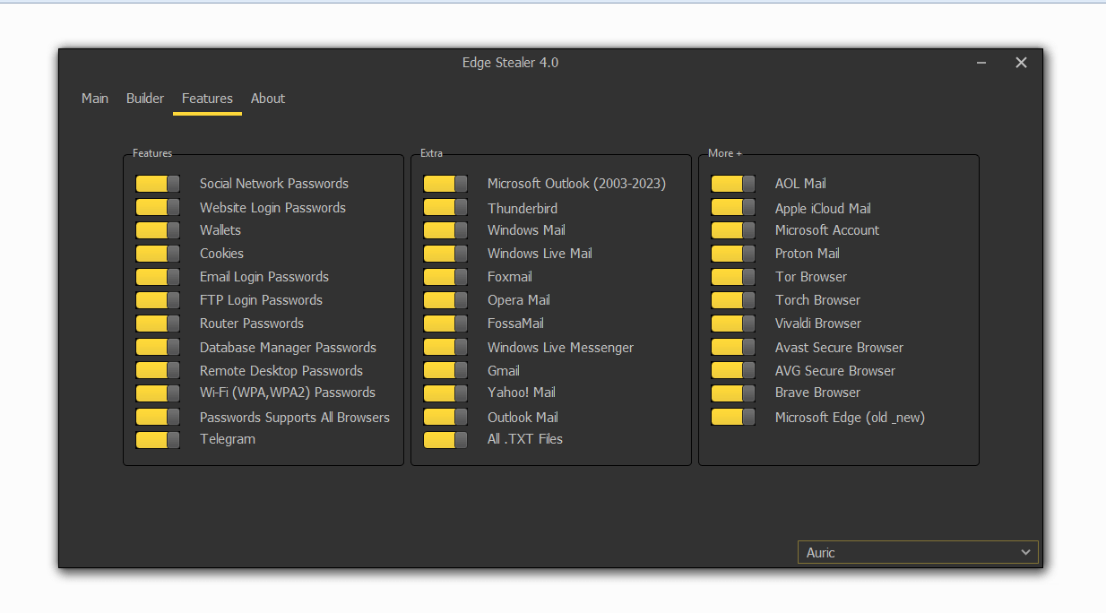 EdgeGuard Stealer 2025