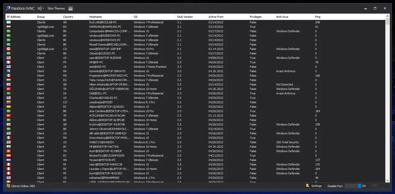 Pandora hVNC Cracked 2025