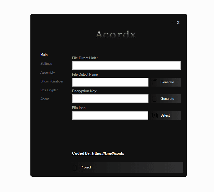Acordx Crypter Cracked 2024
