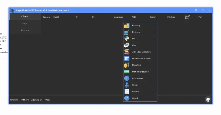 EAGLE MONITOR RAT REBORN 3.2.1.0