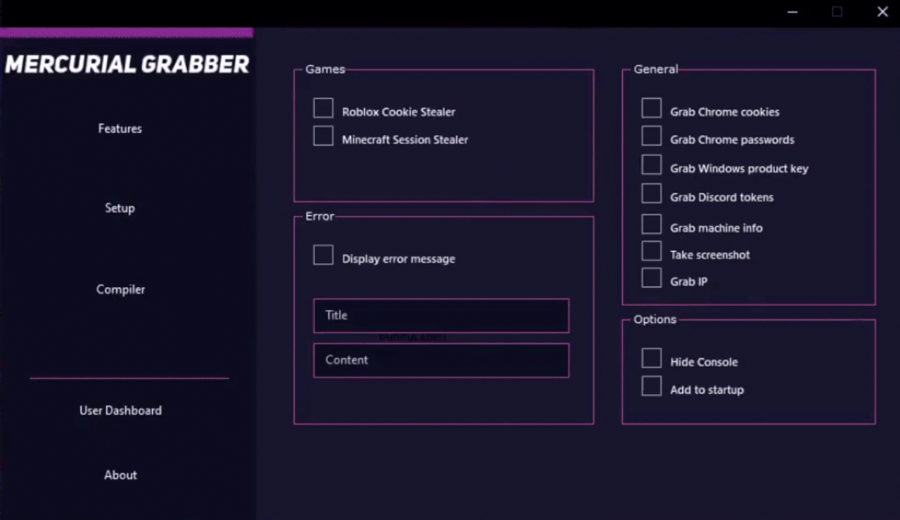 Mercurial Grabber 2025