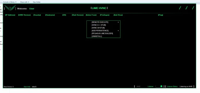 PEGASUS LIME HVNC 2025