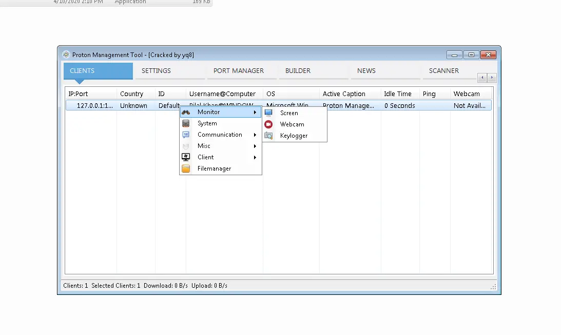 Proton RAT v1.0.0.6 Cracked