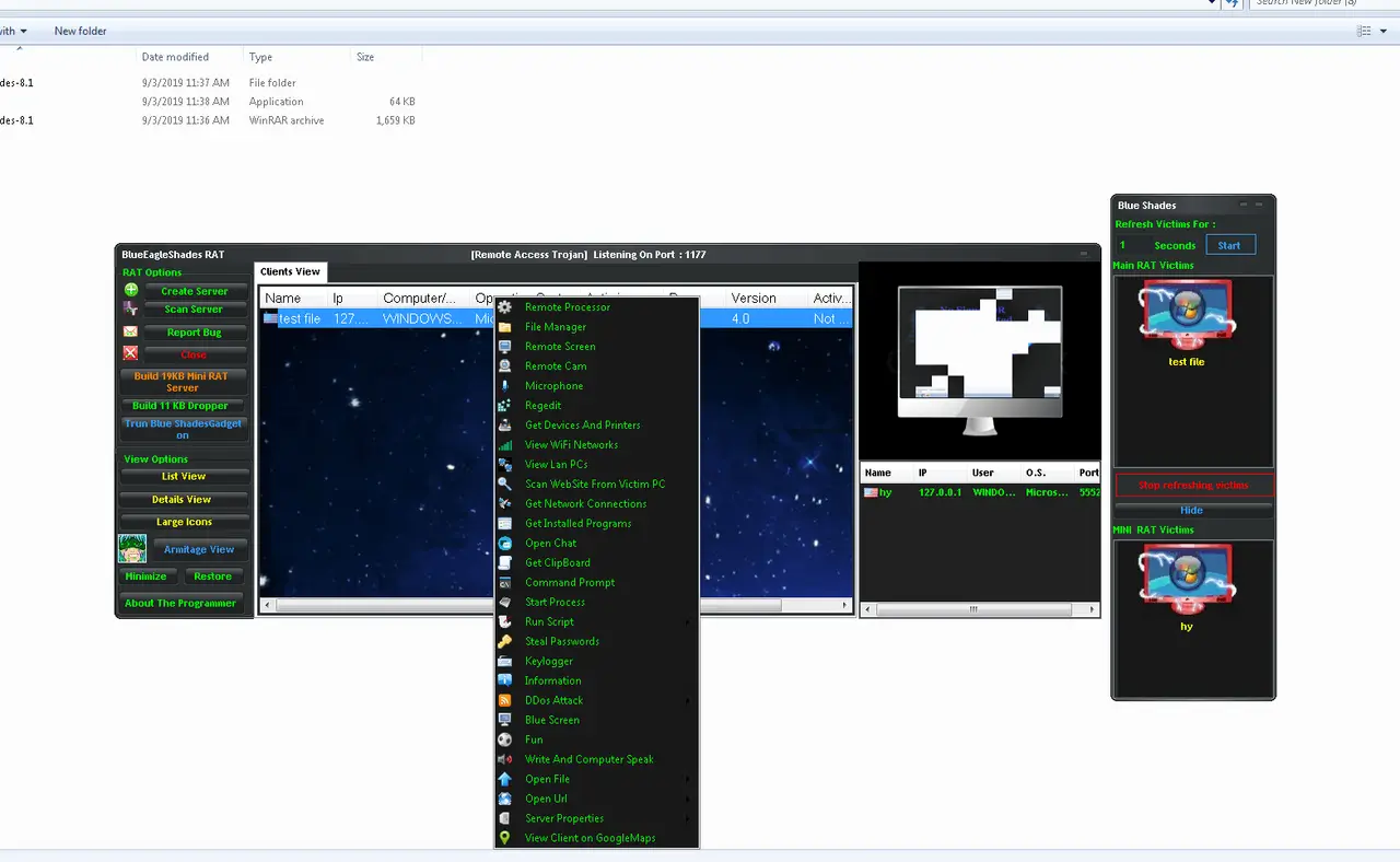 Blue Eagle Shades 2025