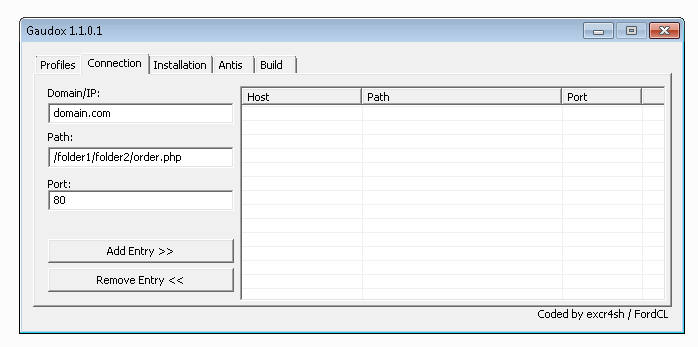 Gaudox Botnet v1.1.0.1