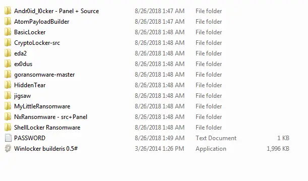 Ransomware Collection 2025