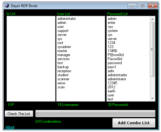 Slayer RDP Scanner and Bruter 2025
