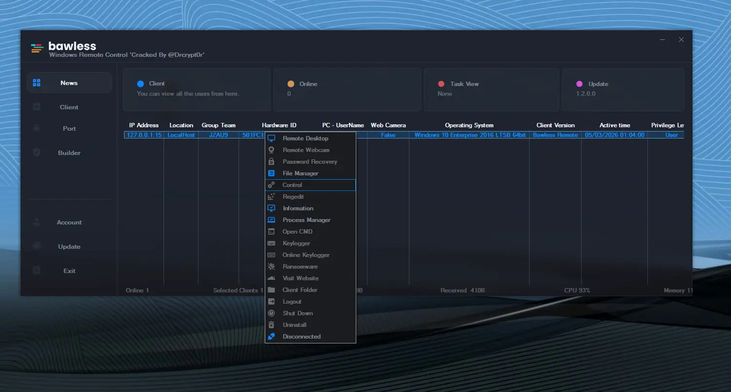 Bawless RAT 2026 Cracked